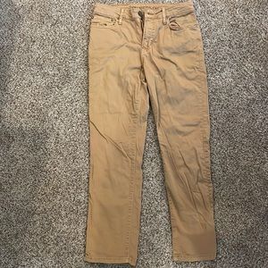 American Eagle Flex Slim Straight Khakis, 28x28